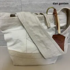 かいましゅ 様専用genten セルビッジ 帆布 レザーチャーム付き 美品 M