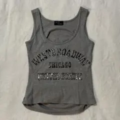 CECIL McBEE 00’s Y2K グレー　タンクトップ