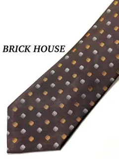 まとめ購入で大幅値引き 極美品 BRICKHOUSE ドット柄 ネクタイ シルク