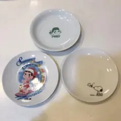 キャラクター　不二家　ペコちゃん　お皿　3枚セットのサムネイル