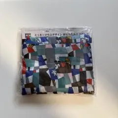 ミッキーマウスデザイン 折りたたみエコバッグ