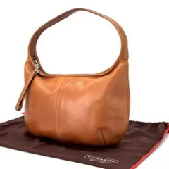 COACH　オールドコーチ ハーフムーン ワンショルダー バッグ ホーボー　茶
