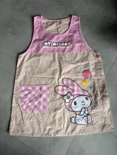 My Melody エプロン ピンク ベージュ
