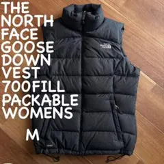⭐️パッカブル⭐️ノースフェイス グースダウンベスト 700FILL M レディース