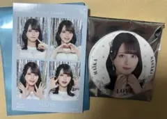 ＝LOVE イコラブ　佐々木舞香　缶バッジ　4カットフォトカード セット