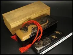超希少】ロシア伝統工芸 パレフ（ホールイ）漆器 小箱「火の鳥」手描き