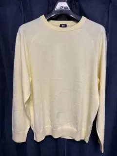 UNIQLO ライトイエローニット L