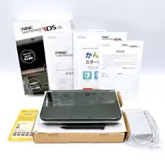 極美品 上画面IPS液晶 newニンテンドー3DS LL メタリックブラック