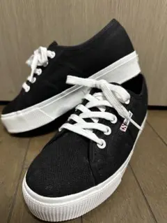 SUPERGA スペルガ スニーカー ブラック 厚底 キャンバスのサムネイル