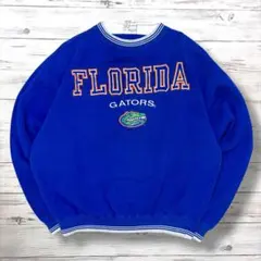 TEAMEDITION スウェット 刺繍ロゴ ブルー L 0797