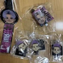 与那嶺瑠唯 アクリルスタンド 銀テープホルダー ミニフラッグ セット