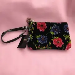 新品タグ付　アーンジョー 花柄 シェニール織 ポーチのサムネイル