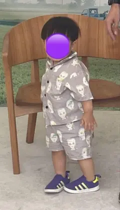 マーキーズ♡ホーガン♡総柄顔柄セットアップ♡9580シャツショートパンツ