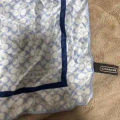 COACH 水玉模様 スカーフ 約53cm