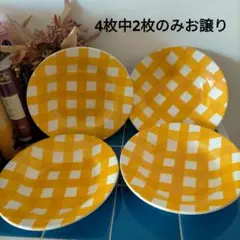 ✨希少✨3客 有田焼 40cm レモン黄流水萩長皿 長皿 和食 盛皿 刺身 料亭 ✨希少✨3客 有田焼 40cm レモン黄流水萩長皿 長皿 和食 盛皿 刺身
