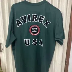 AVIREX 　VARSITY Tシャツ　2XL グリーン　新品未使用