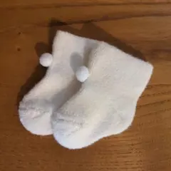 新生児用　ソックス　白