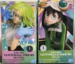 ヒロアカ 葉隠透 蛙吹梅雨 GLITTER&GLAMOURS フィギュア