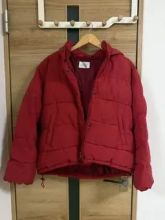 COLZA 赤 ダウンジャケット