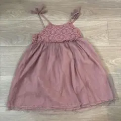 petit main キャミソール チュールワンピース 120cm