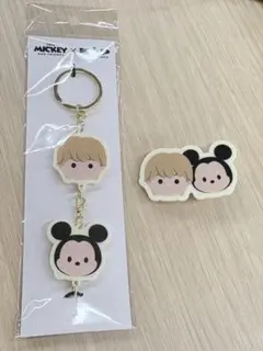 Mickey King & Prince キンプリ ツムツム 連結キーホルダー - メルカリ