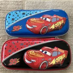 カーズ　筆箱　ペンケース　赤、青