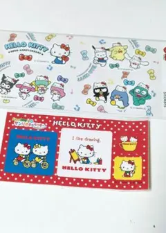 新品！ハローキティ50周年ステッカー＆NEWDAYSシールミミィキキララメロクロ