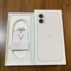 Apple iPhone 16 Plus ホワイト空箱　アイフォン　アップル