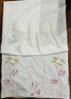 ボタニカル刺繍 ドレープカーテン 1枚のサムネイル