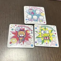 サンリオキャラクターズ　スクエアマグネット　3個セット