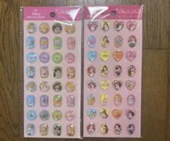 新品未開封　Disney プリンセス ストーンシール シール　2枚セット