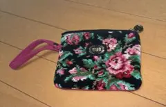 美品フェイラー　FELLER リアローズ　花柄　ポーチ　小物入れ