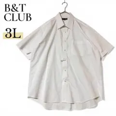 B&T CLUB 半袖シャツ 3L ホワイト 白 カッターシャツのサムネイル