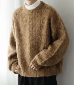 epnok モヘアライクルーズニット エプノック マスタード Mのサムネイル