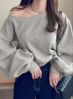 2025年最新】オフショルダースウェットトップス grlの人気