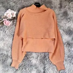 Apuweiser-riche 2way ニット アンサンブル オレンジ 2