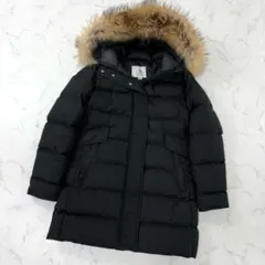 正規品 PYRENEX GRENOBLE FUR ダウンコート ファー 40 黒