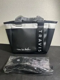 TravisMathew トートバッグ ホワイト ブラック 新品➕ソックリ付き 