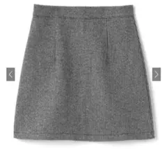 GRL インパン付き千鳥格子台形スカート【ac1834】グレー S 新品未使用