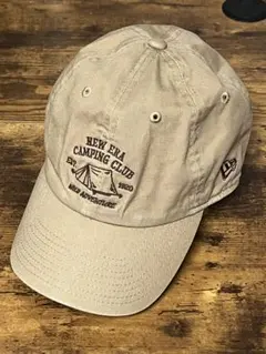 NEW ERA CAMPING CLUB キャップ ベージュ