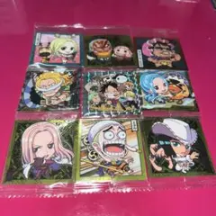にふぉるめーしょん ワンピース大海賊シールウエハース9枚まとめ売り