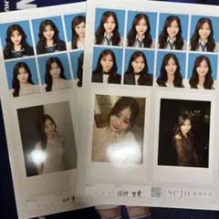 即日発送‼️田仲埜愛 seju 証明写真風フォトシート 2枚セット