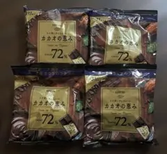 4袋☆LOTTE カカオの恵み 72% 31個入り チョコレートのサムネイル