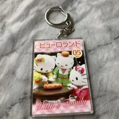サンリオ いちご新聞 50周年 アクリルキーホルダー キティ クリスマス