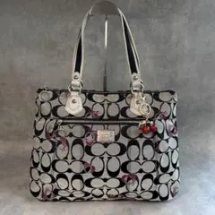 Y2K COACH Poppy Gram Signature Tote Bag