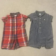 BabyGap ロンパース2点セット 12-18ヶ月 80cm 男女共用