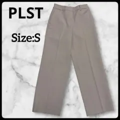 【未使用級】PLST ウォームリザーブ ワイドパンツ ストレート パンツ