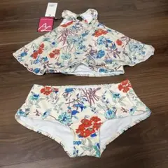花柄 ホルターネック ビキニ セパレート水着のサムネイル