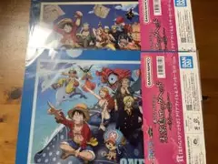 ワンピース　一番くじ　クリアファイル＆ステッカーセット　I賞