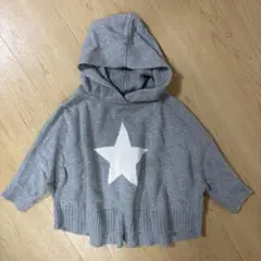 baby GAP グレー フード付きパーカー 100 ドルマン